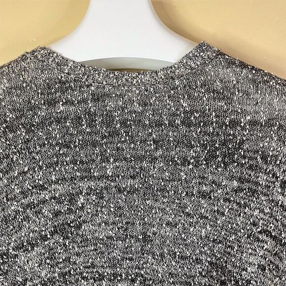 Staring At Stars Women's Cropped‎ Gray Pullover Sweater Size Small Boho Grunge - Picture 3 of 7